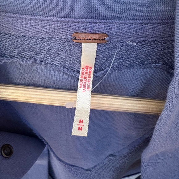 Free People Ellie Sweatshirt, Size M, 100% cotton, NWOT - Picture 8 of 13